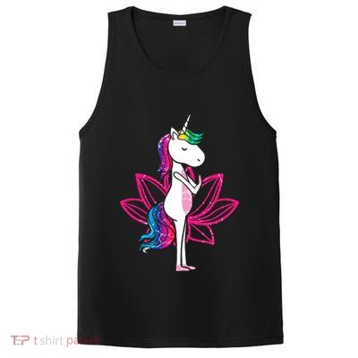 Yoga Cute Unicorn Magical Horse Retro Fitness Unicorns Gift PosiCharge Competitor Tank