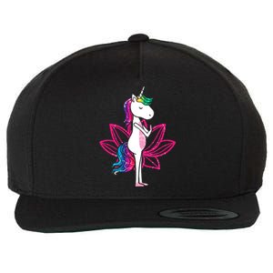 Yoga Cute Unicorn Magical Horse Retro Fitness Unicorns Gift Wool Snapback Cap