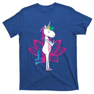 Yoga Cute Unicorn Magical Horse Retro Fitness Unicorns Gift T-Shirt