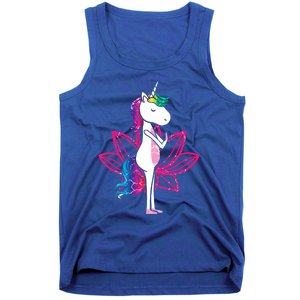 Yoga Cute Unicorn Magical Horse Retro Fitness Unicorns Gift Tank Top