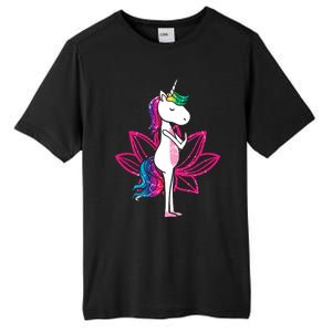 Yoga Cute Unicorn Magical Horse Retro Fitness Unicorns Gift Cute Gift Tall Fusion ChromaSoft Performance T-Shirt