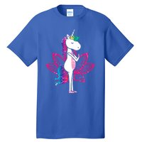 Yoga Cute Unicorn Magical Horse Retro Fitness Unicorns Gift Cute Gift Tall T-Shirt