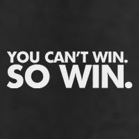 You CanT Win So Win Adult Drive Performance Visor