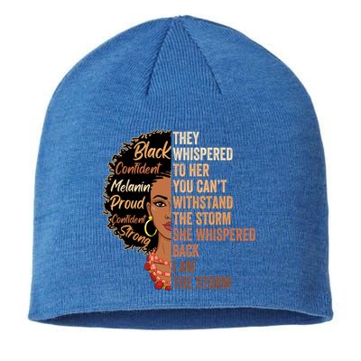 You Cannot Withstand Storm Black History Month Juneteenth Cute Gift Sustainable Beanie