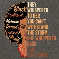 You Cannot Withstand Storm Black History Month Juneteenth Cute Gift Cotton Canvas Backpack