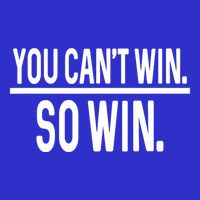 You CanT Win So Win Zip Tote Bag