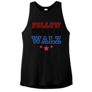 Yes Coach Walz Kamala Harris Tim Walz 2024 Ladies PosiCharge Tri-Blend Wicking Tank