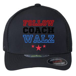 Yes Coach Walz Kamala Harris Tim Walz 2024 Flexfit Unipanel Trucker Cap