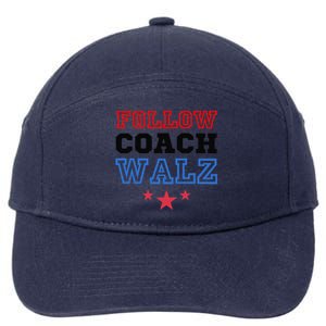 Yes Coach Walz Kamala Harris Tim Walz 2024 7-Panel Snapback Hat