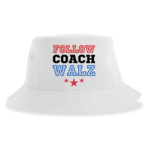 Yes Coach Walz Kamala Harris Tim Walz 2024 Sustainable Bucket Hat