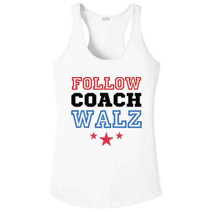 Yes Coach Walz Kamala Harris Tim Walz 2024 Ladies PosiCharge Competitor Racerback Tank