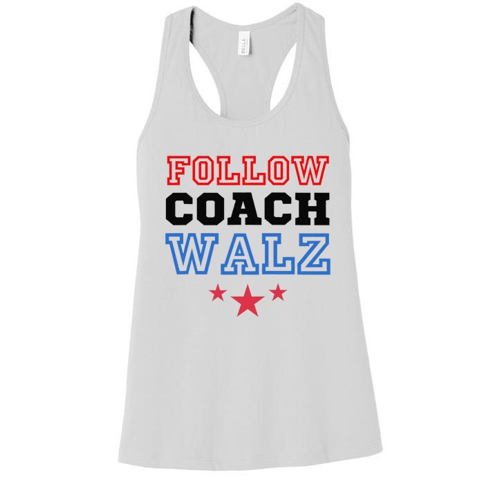 Yes Coach Walz Kamala Harris Tim Walz 2024 Women's Racerback Tank