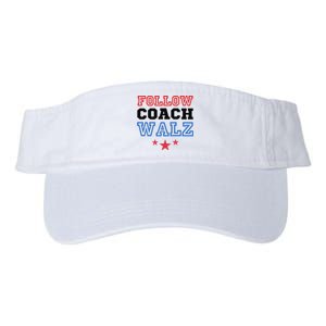 Yes Coach Walz Kamala Harris Tim Walz 2024 Valucap Bio-Washed Visor