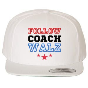 Yes Coach Walz Kamala Harris Tim Walz 2024 Wool Snapback Cap