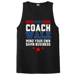 Yes Coach Walz Mind Your Own Damn Business Tim Walz Speech PosiCharge Competitor Tank