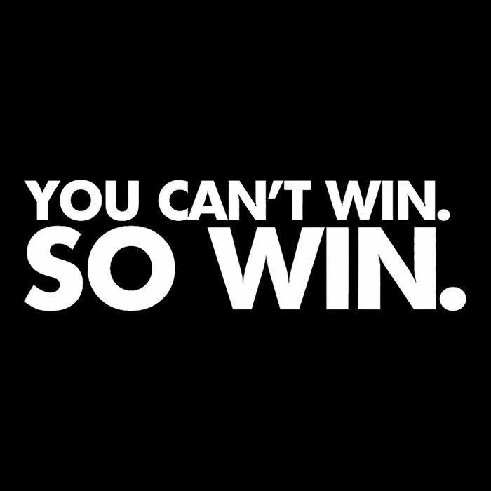 You CanT Win So Win 7-Panel Snapback Hat