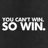 You CanT Win So Win Adult Drive Performance Visor