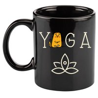 Yoga Cat With Lotus Pose Gift 11oz C Handle Ceramic Mug