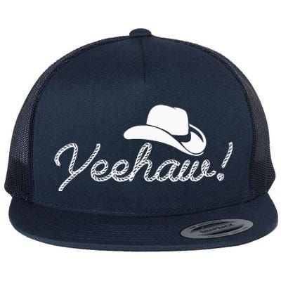 Yeehaw Cowboy Flat Bill Trucker Hat