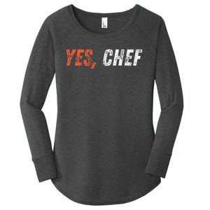 Yes Chef Women's Perfect Tri Tunic Long Sleeve Shirt