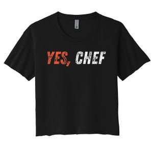 Yes Chef Women's Crop Top Tee