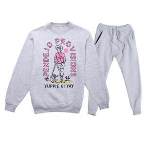 Yuppie Cowboy Premium Crewneck Sweatsuit Set