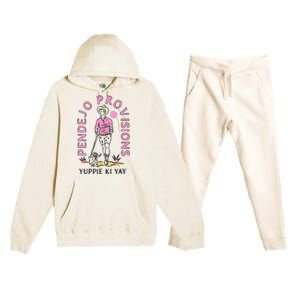 Yuppie Cowboy Premium Hooded Sweatsuit Set