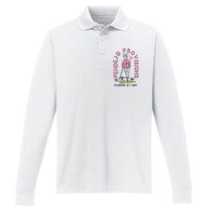 Yuppie Cowboy Performance Long Sleeve Polo