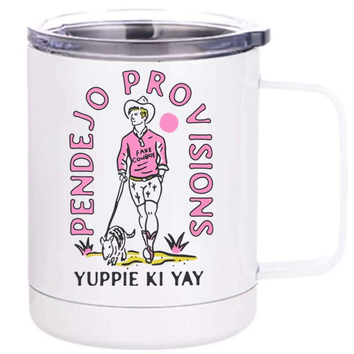 Yuppie Cowboy 12 oz Stainless Steel Tumbler Cup