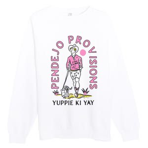 Yuppie Cowboy Premium Crewneck Sweatshirt