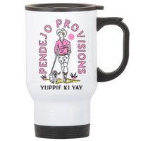 Yuppie Cowboy Stainless Steel Travel Mug