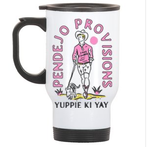 Yuppie Cowboy Stainless Steel Travel Mug