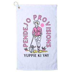 Yuppie Cowboy Platinum Collection Golf Towel