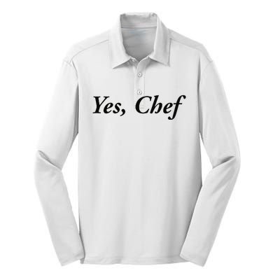 Yes Chef Silk Touch Performance Long Sleeve Polo