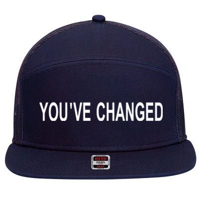 You've Changed 7 Panel Mesh Trucker Snapback Hat