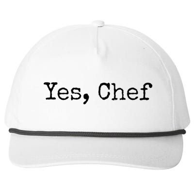 Yes Chef Snapback Five-Panel Rope Hat