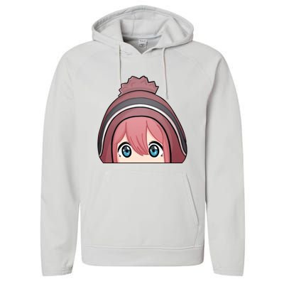 Yuru Camp Performance Fleece Hoodie