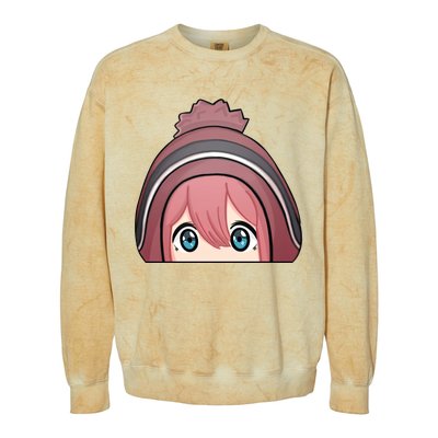 Yuru Camp Colorblast Crewneck Sweatshirt