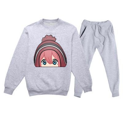 Yuru Camp Premium Crewneck Sweatsuit Set