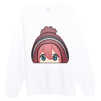 Yuru Camp Premium Crewneck Sweatshirt