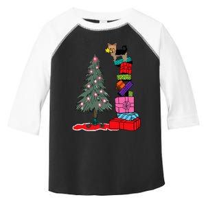 Yorkie Christmas Toddler Fine Jersey T-Shirt