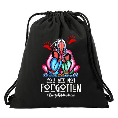 You Day Are Not Forgotten Native American Drawstring Bag