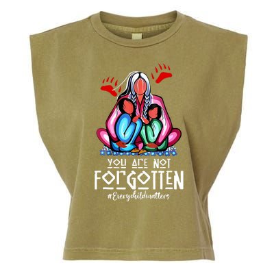 You Day Are Not Forgotten Native American Garment-Dyed Women's Muscle Tee