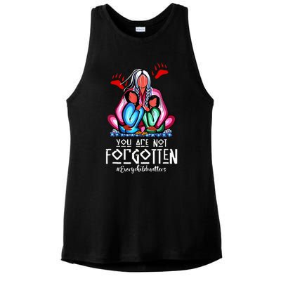 You Day Are Not Forgotten Native American Ladies PosiCharge Tri-Blend Wicking Tank