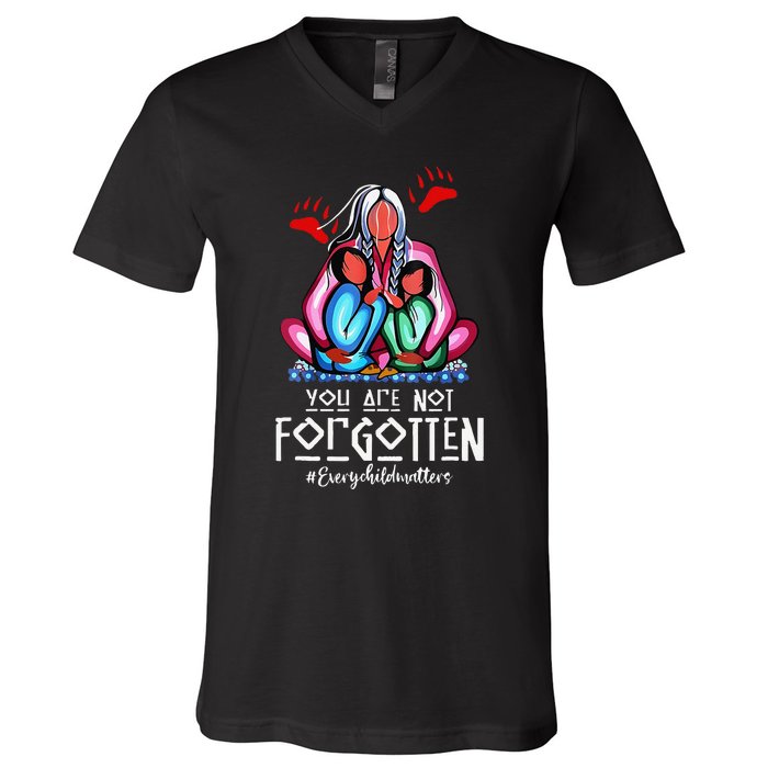 You Day Are Not Forgotten Native American Gift V-Neck T-Shirt