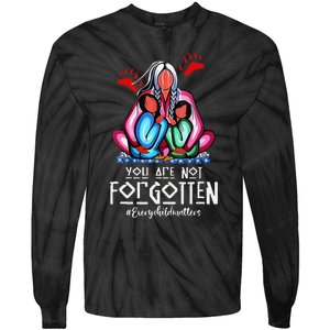 You Day Are Not Forgotten Native American Gift Tie-Dye Long Sleeve Shirt