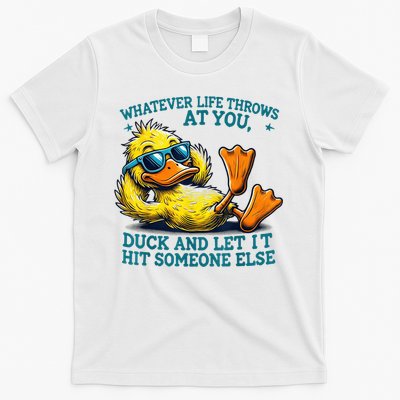 Yellow Duck And Let It Hit Someone Else T-Shirt