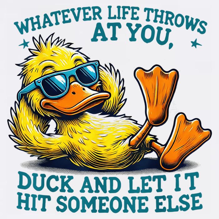 Yellow Duck And Let It Hit Someone Else Mousepad