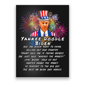 Yankee Doodle Biden 4th Of July Great Again Patriotic Trump Poster