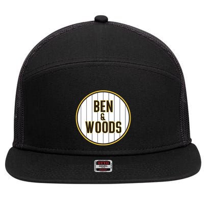 Yu Darvish Ben And Woods 7 Panel Mesh Trucker Snapback Hat